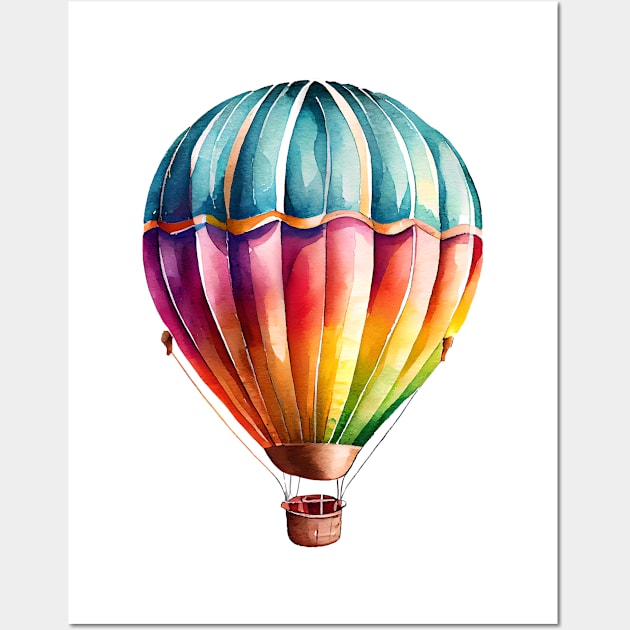 Hot air balloon Wall Art by DreamLoudArt